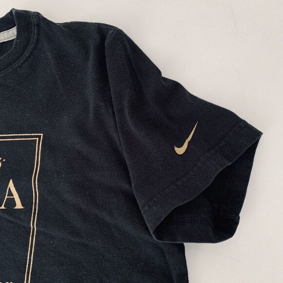 Nike Shirt Kobe Bryant Black Mamba Aged Perfection Tee Youth Small Gold 1996 - Picture 4 of 8